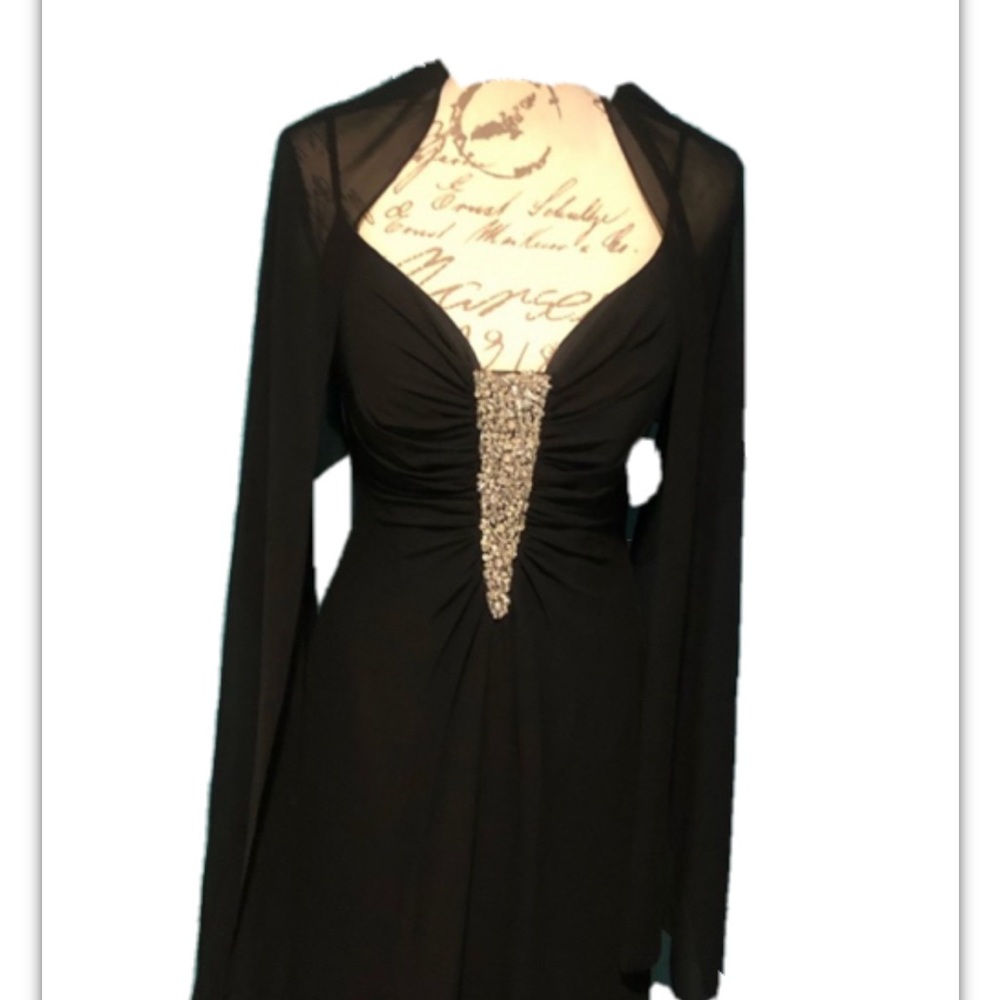 Vintage black Alfred Angelo formal gown size 6